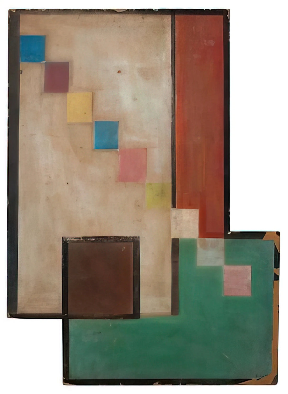 Carmelo Arden Quin Prints: A Collector's Guide to the Madí Movement Pioneer - Diagonel des Carrès - 1936 by Carmelo Arden Quin