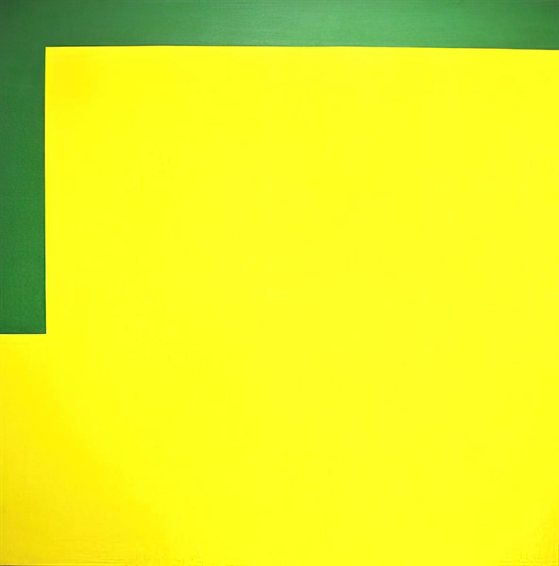 Carmen Herrera Buy: A Guide to Acquiring Works by the Pioneering Geometric Abstractionist - More yellow, less green - 1989 by Carmen Herrera