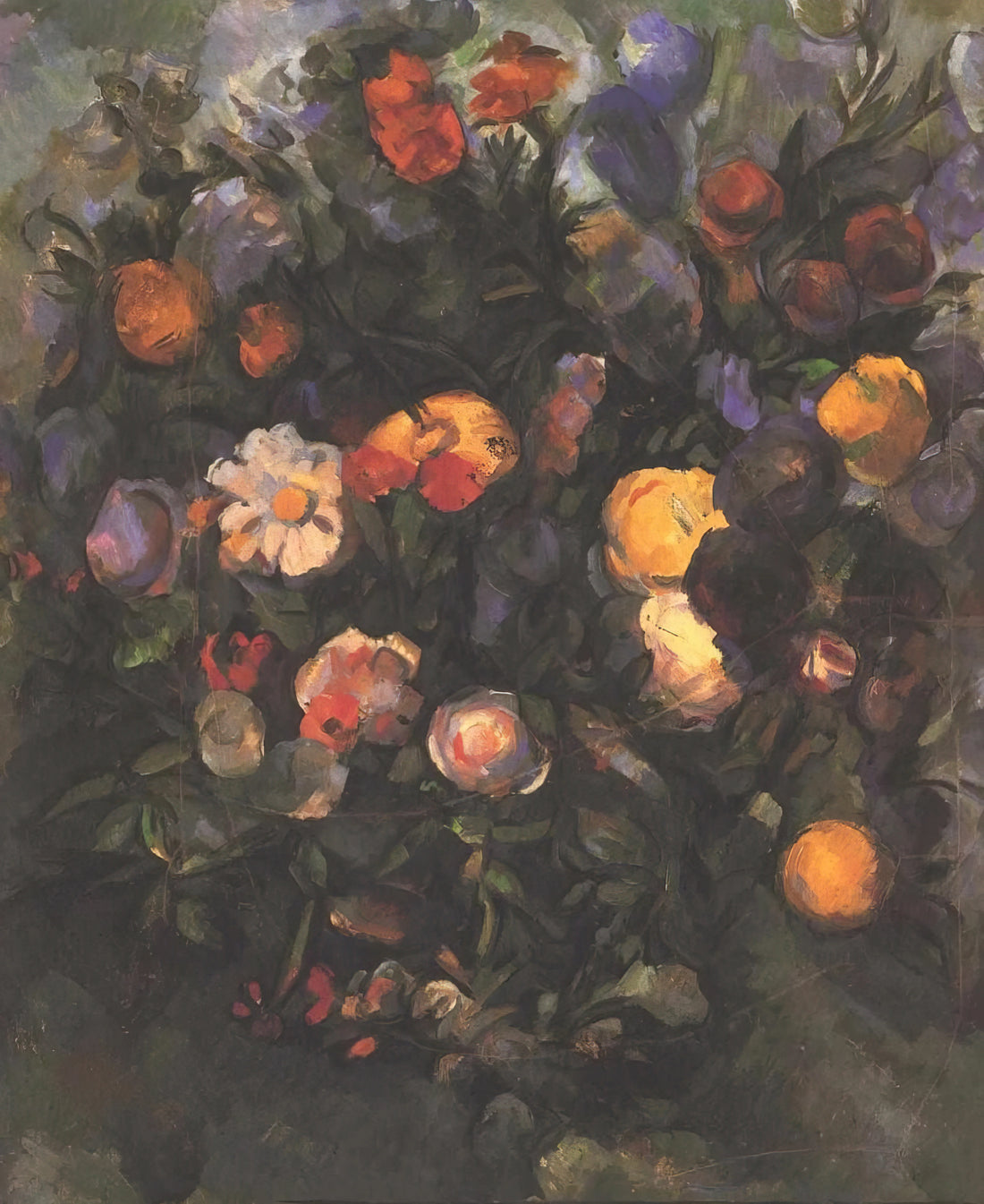 Cézanne Framed Prints: Curating Post-Impressionist Mastery for Your Collection - Vase of Flowers by Paul Cézanne