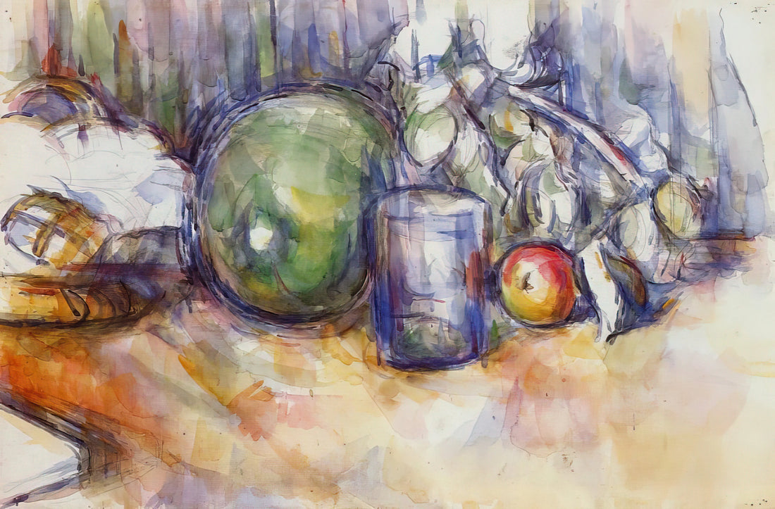 Cézanne Late Paintings: The Revolutionary Final Phase That Changed Modern Art - Still Life with Green Melon by Paul Cézanne