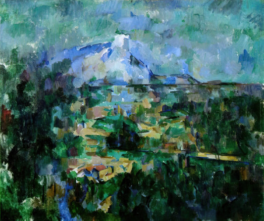 Cezanne Prints: The Bridge Between Impressionism and Modern Art for Your Collection - Montagne Sainte-Victoire from Lauves by Paul Cézanne