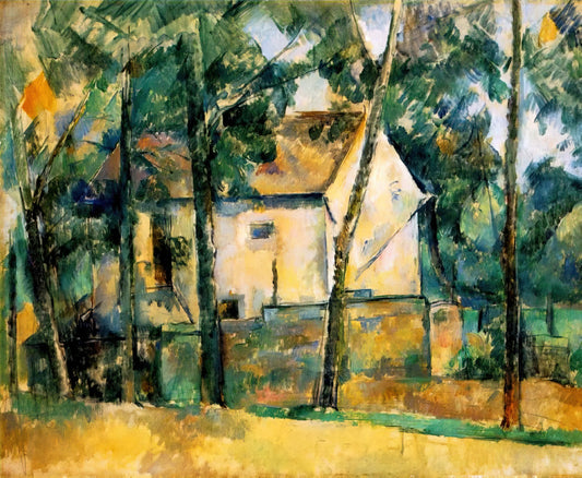 Cézanne in 1873: The Pivotal Year That Redefined Modern Art - House and Trees by Paul Cézanne