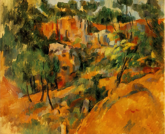 Cézanne's La Montagne Sainte-Victoire: The Mountain That Changed Modern Art - Corner of Quarry by Paul Cézanne