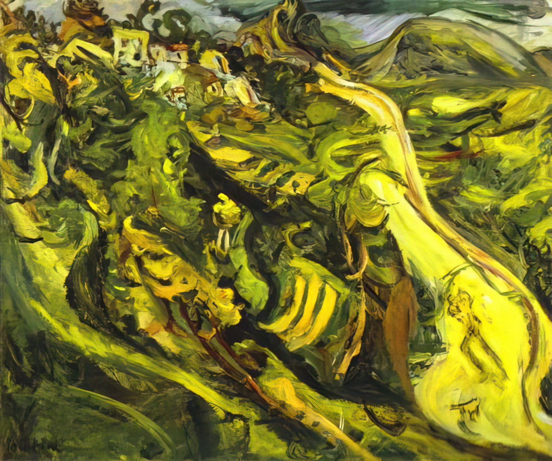 Chaim Soutine Portraits: The Distorted Soul of Expressionism - ROAD AT CAGNES by Chaim Soutine