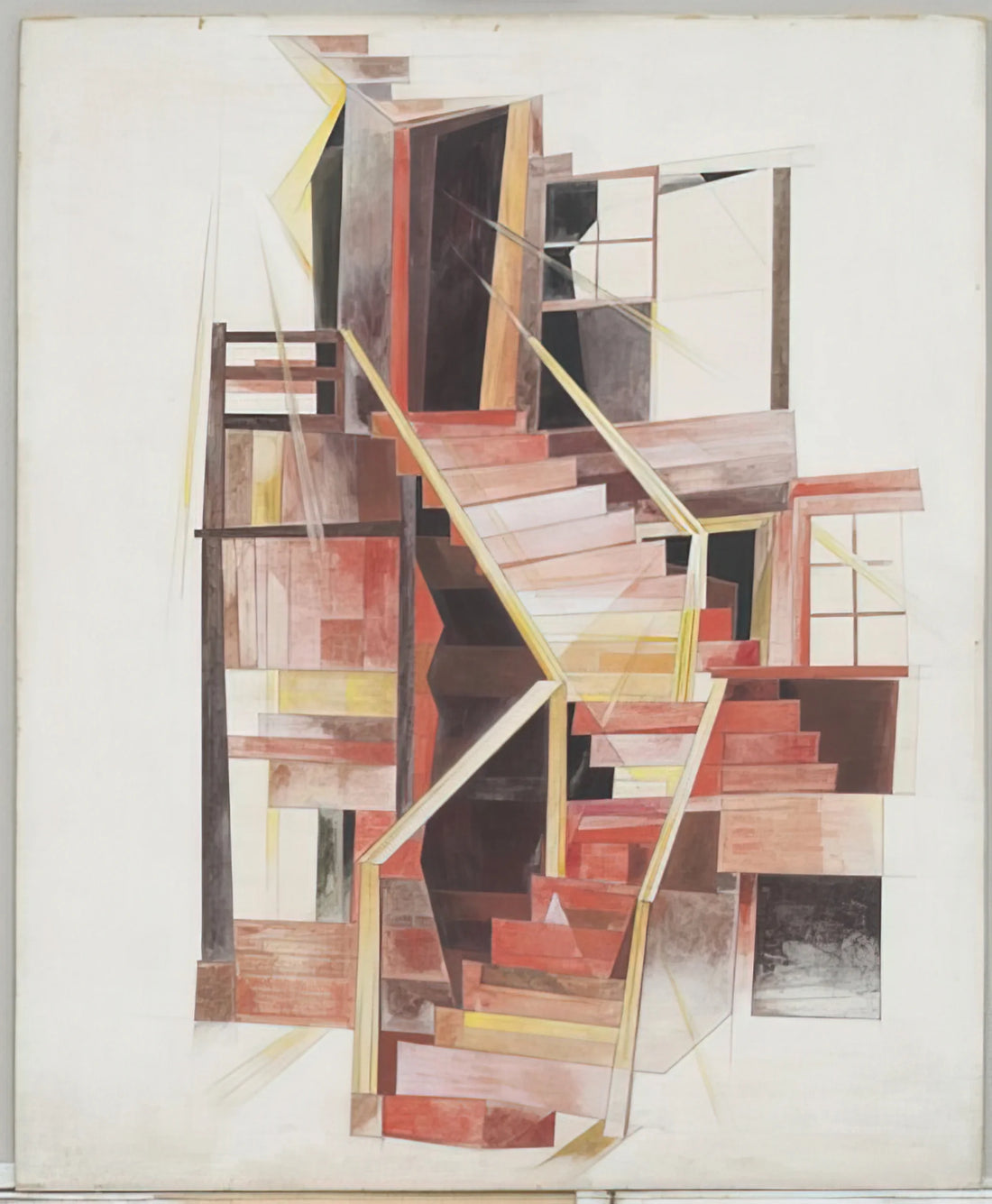 Charles Demuth: The Precisionist Master of Modern American Art - Stairs, Provincetown - 1920 by Charles Demuth