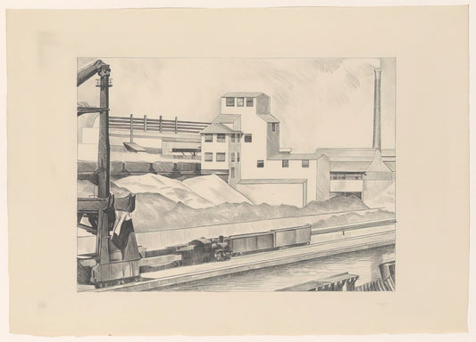 Charles Sheeler: The Precisionist Visionary Who Redefined American Modernism - Industrial Series, #1 - 1928 by Charles Sheeler