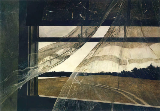 Christina's World by Andrew Wyeth: An Icon of American Realism - WIND FROM THE SEA 1947 by Andrew Wyeth