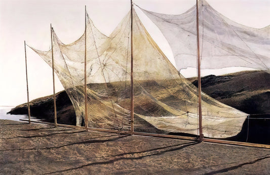 Christina's World by Andrew Wyeth: An Icon of American Realism and Its Enduring Legacy - PENTECOST 1989 by Andrew Wyeth