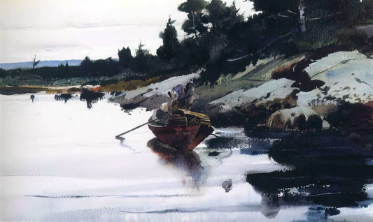 Christina's World: The Haunting American Masterpiece by Andrew Wyeth - TURKEY COVE LEDGE by Andrew Wyeth