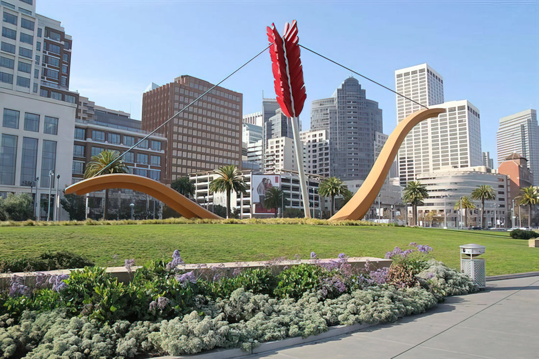 Claes Oldenburg Lithograph: A Monumental Exploration of the Everyday in Print - CUPID S SPAN COLLABORATION WITH VAN BRUGGEN 2002 by Claes Oldenburg