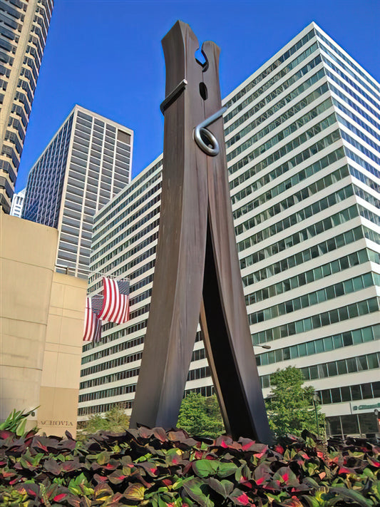 Claes Oldenburg's The Store (1961): A Pop Art Landmark and Cultural Critique - CLOTHESPIN 1976 by Claes Oldenburg