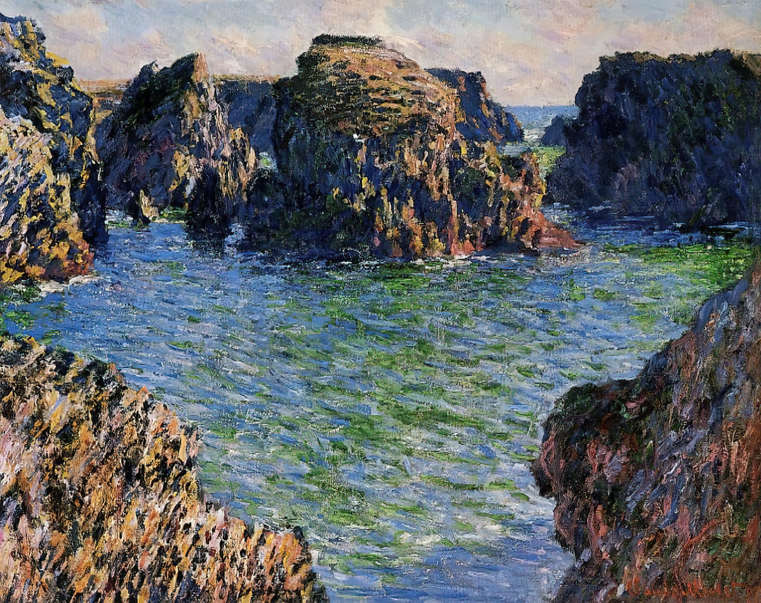 Claude Monet Canvas Art: The Enduring Legacy of Impressionism in Modern Spaces - Coming into Port-Goulphar, Belle-Ile by claude monet