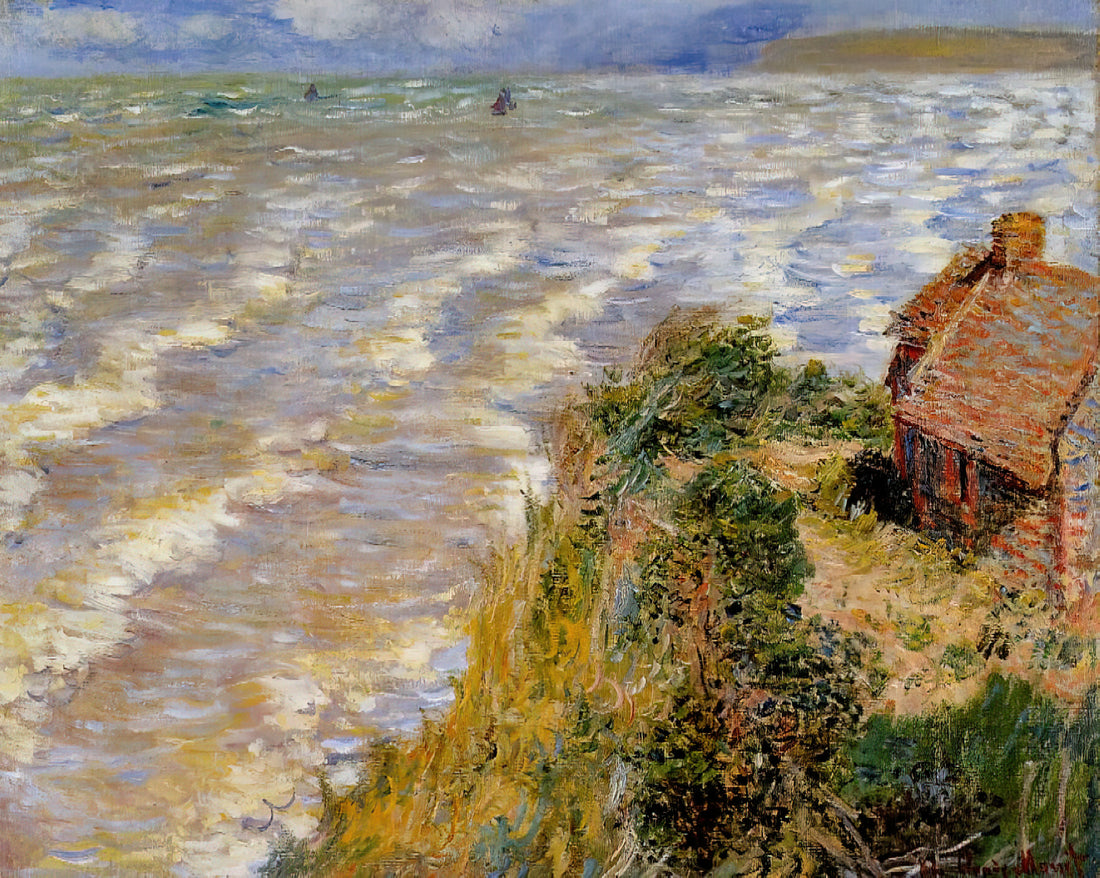 Claude Monet Prints for Sale: A Curator's Guide to Collecting Impressionist Masterpieces - Rising Tide at Pourville by claude monet