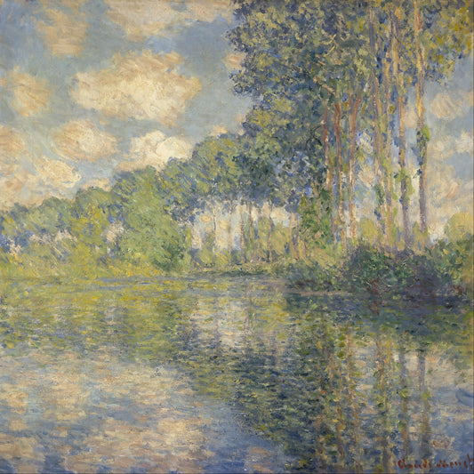 Claude Monet Water Lilies 1908: A Masterpiece of Impressionist Vision - Poplars on the Epte by claude monet