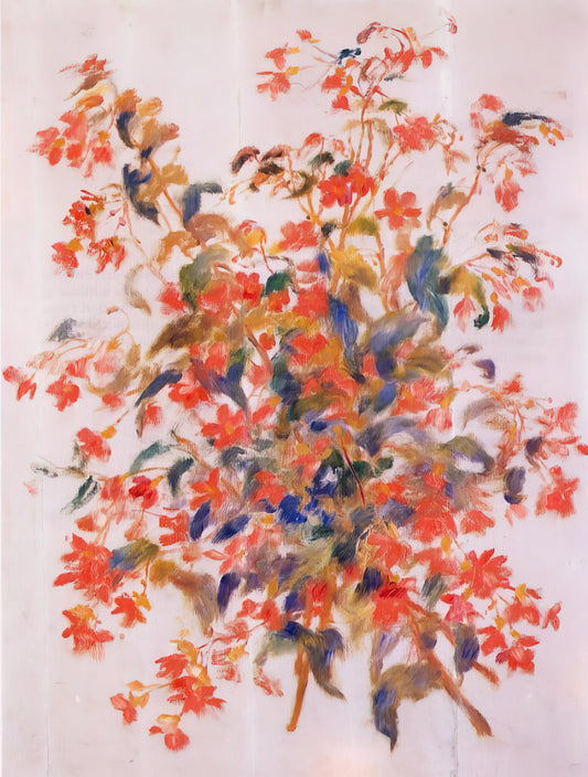 Claude Monet & Pierre-Auguste Renoir: The Revolutionary Friendship That Defined Impressionism - Still Life with Fuscias by Pierre-Auguste Renoir