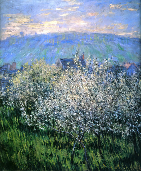 Claude Monet in Étretat: The Normandy Coast Through an Impressionist Lens - Plums Blossom by claude monet