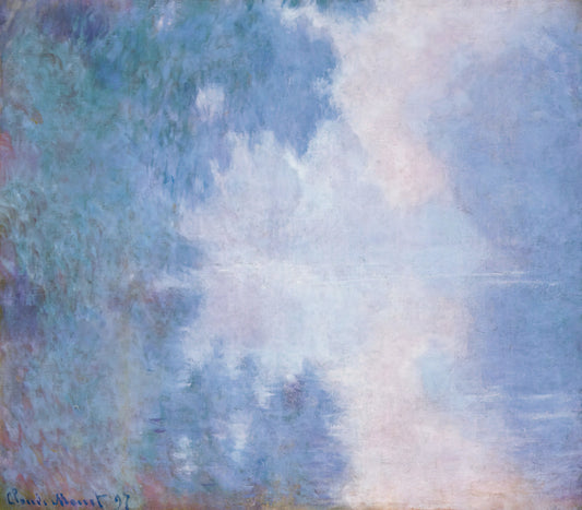 Claude Monet: The Master of Light, Color, and Impressionist Revolution - Morning on the Seine, Mist by claude monet