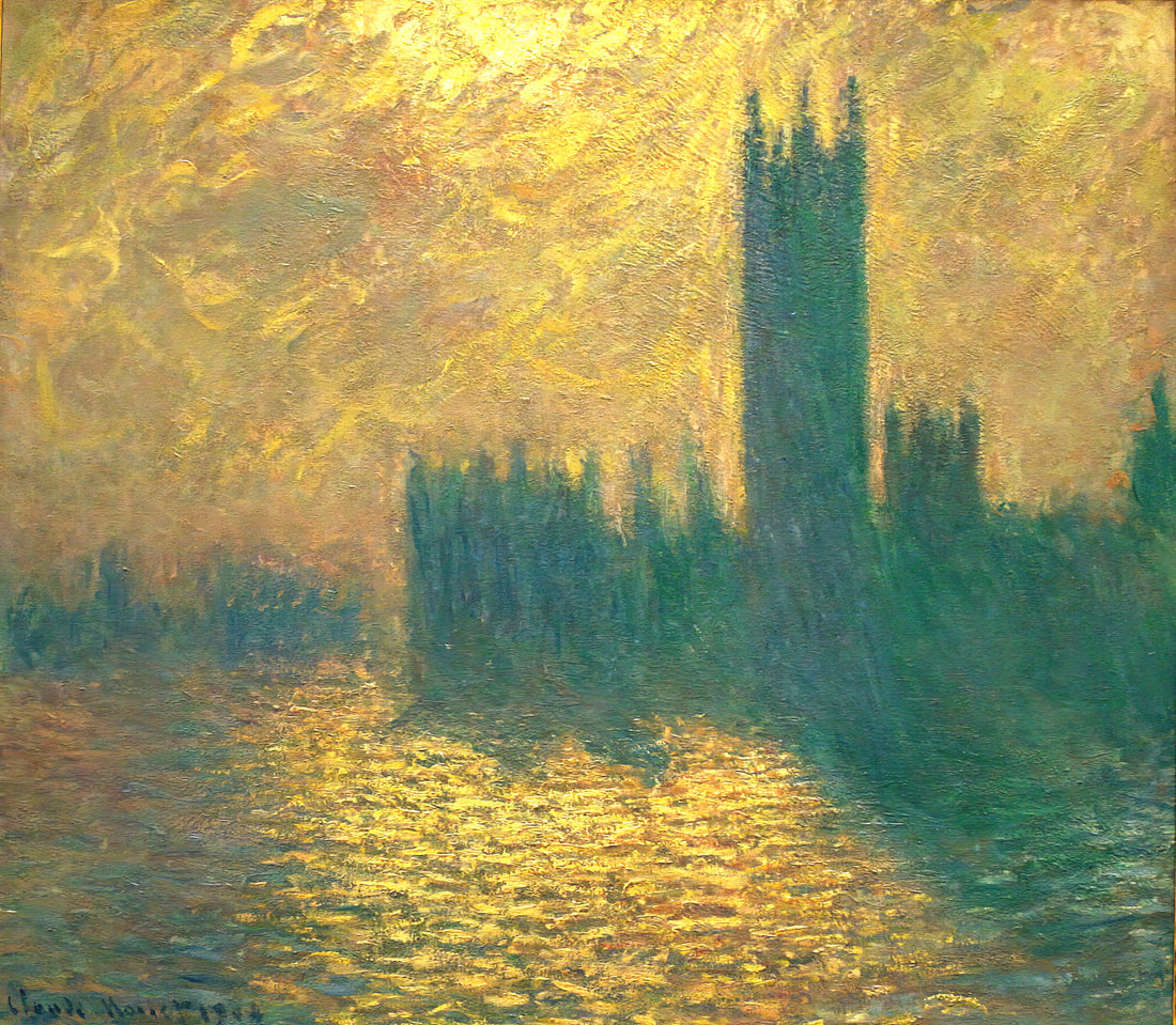 Claude Monet: The Visionary of Light and the Father of Impressionism - Houses of Parliament by claude monet