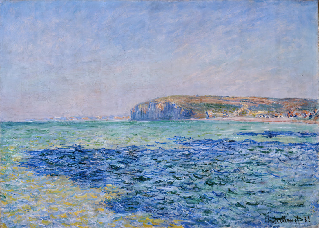 Claude Monet's Most Expensive Painting: A Record-Breaking Masterpiece of Impressionism - Shadows on the Sea at Pourville by claude monet