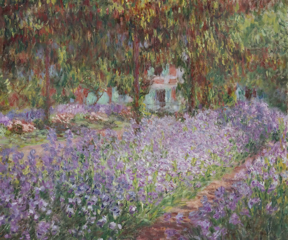 Claude Monet's Most Famous Piece: A Deep Dive into the Water Lilies Series - Irises in Monet's Garden by claude monet
