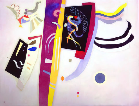 Composition IV by Wassily Kandinsky: A Revolutionary Masterpiece of Abstract Art - ORANGE VIOLET 1935 by Wassily Kandinsky