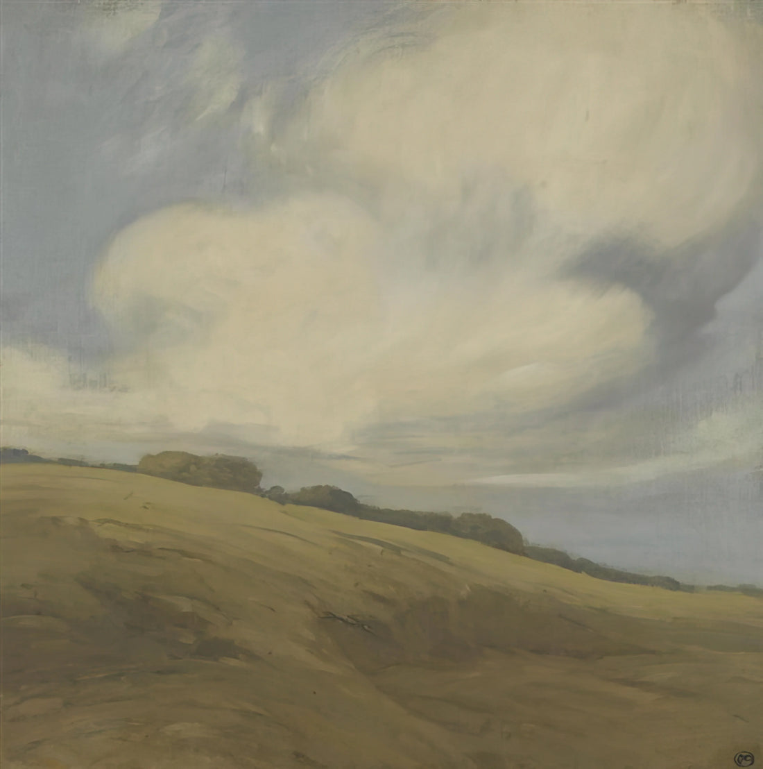 Conceição Martinez: The Overlooked Muse and Artistic Collaborator in Tonalism - Clouds over a California hillside - Tonalism by Xavier Martinez