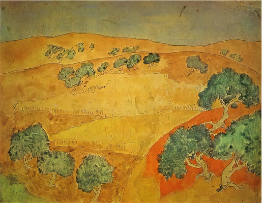 Cubism Painting by Pablo Picasso: The Revolutionary Art That Shattered Perspective - Summer landscape by Pablo Picasso