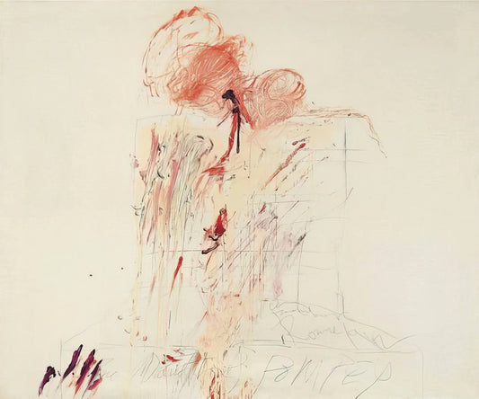 Cy Twombly Art for Sale: A Collector's Guide to Acquiring Museum-Quality Prints - Death of Pompey  Rome  by Cy Twombly