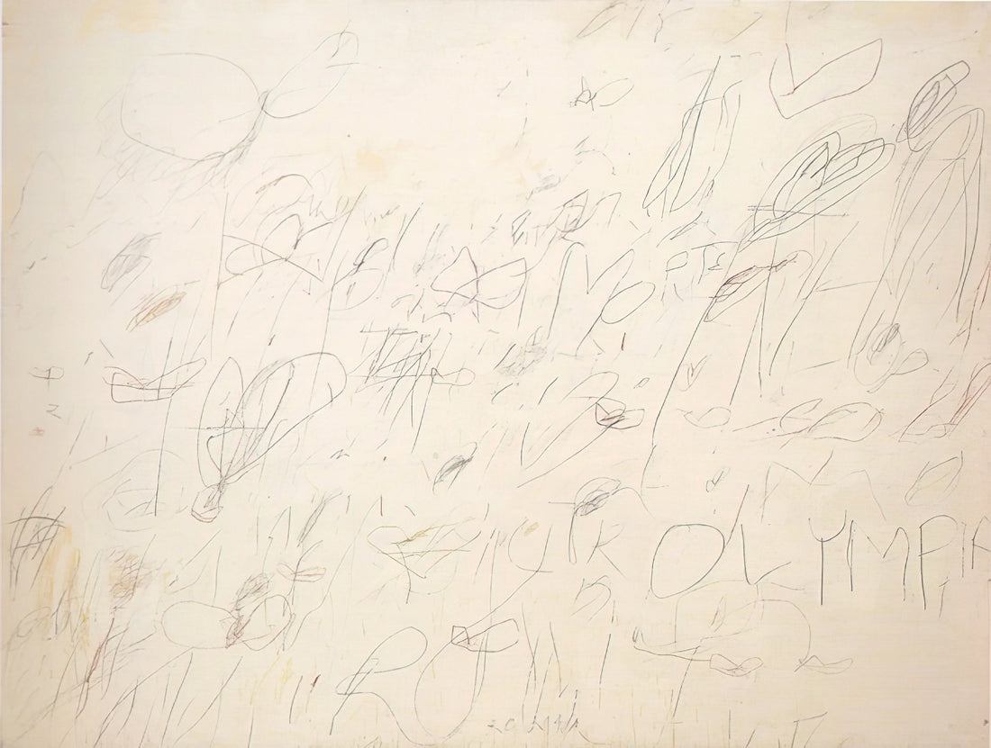 Cy Twombly Framed Art Print: A Collector's Guide to Abstract Expressionist Legacy - Olympia by Cy Twombly