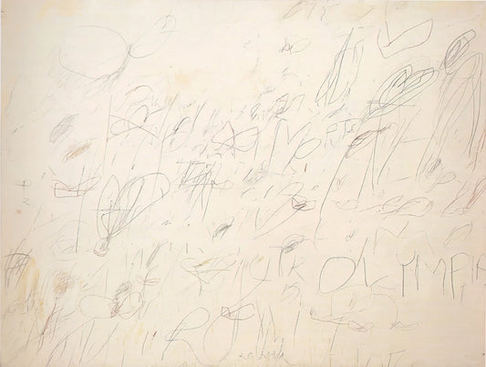 Cy Twombly Framed Art Print: A Collector's Guide to Abstract Expressionist Legacy - Olympia by Cy Twombly