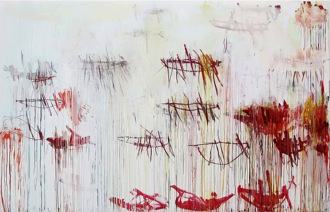 Cy Twombly Red Painting: The Emotional Power of Color in Abstract Expressionism - Lepanto, Part IX by Cy Twombly