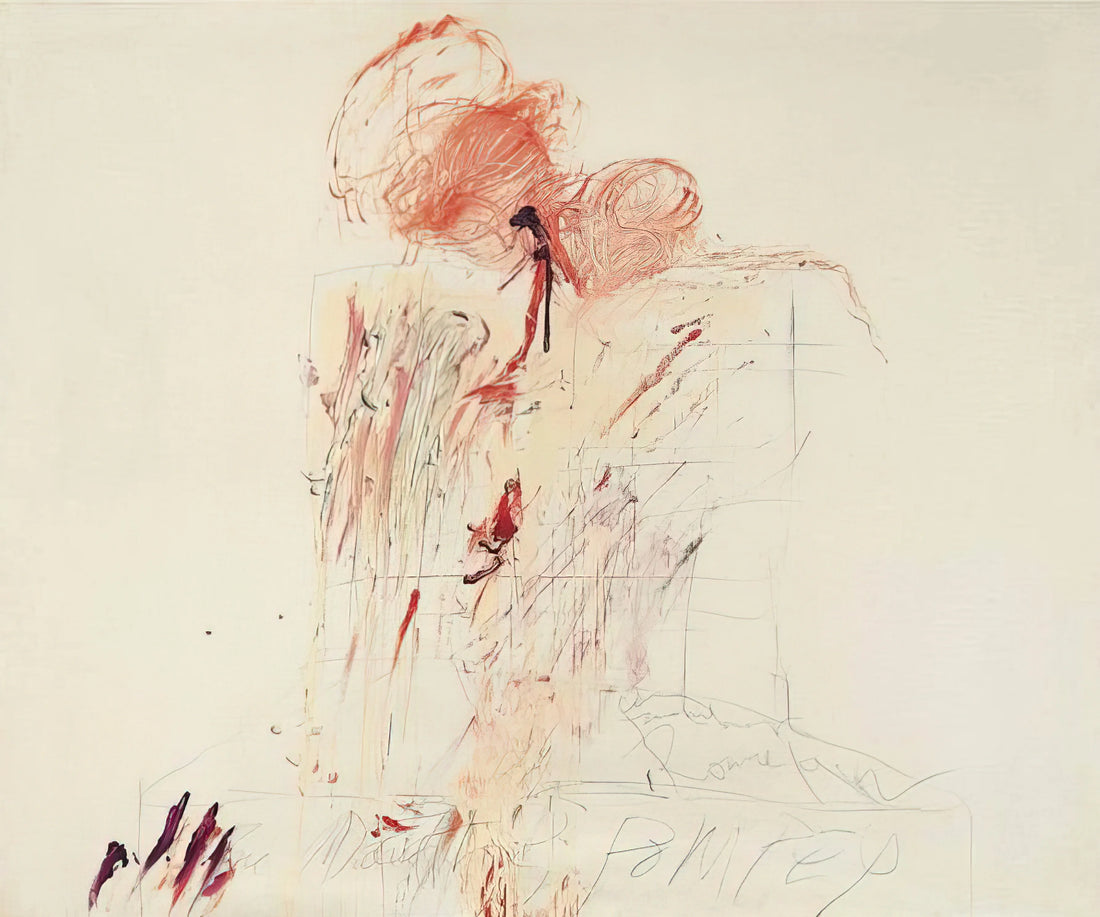 Cy Twombly Reproduction: Understanding the Artist's Legacy Through Museum-Quality Prints - Death of Pompey  Rome  by Cy Twombly