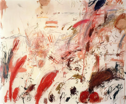 Cy Twombly and Jennifer Lawrence: An Unexpected Artistic Connection - Ferragosto IV by Cy Twombly