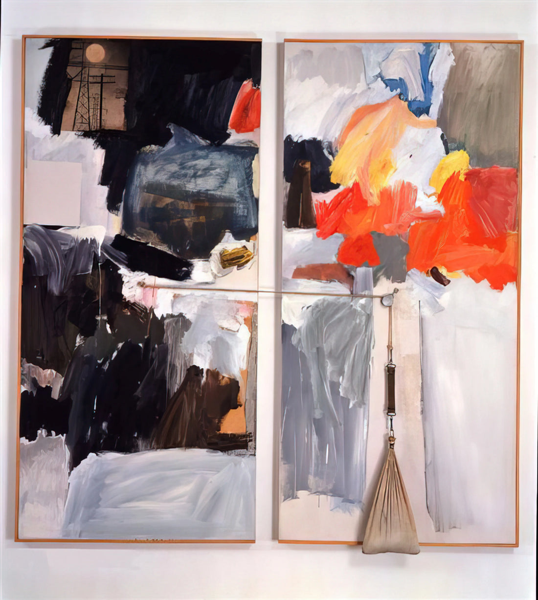 Cy Twombly and Robert Rauschenberg: A Friendship That Redefined Postwar Art - STUDIO PAINTING 1961 by Robert Rauschenberg