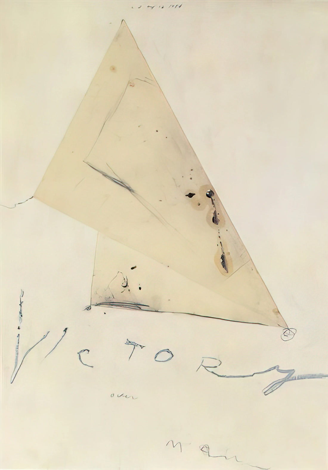 Cy Twombly at the Pompidou: A Master's Legacy in Modern Art - Victory by Cy Twombly
