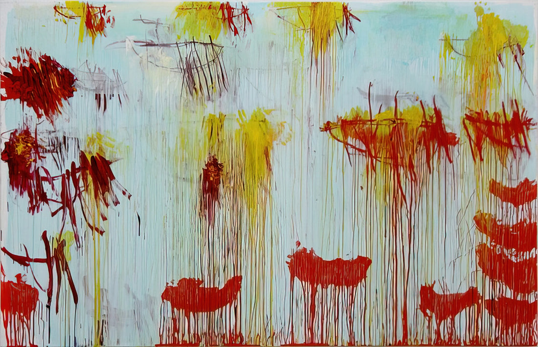 Cy Twombly: The Enigmatic Power of Scribbles, Myths, and Memory in Painting - Lepanto, Part XI by Cy Twombly