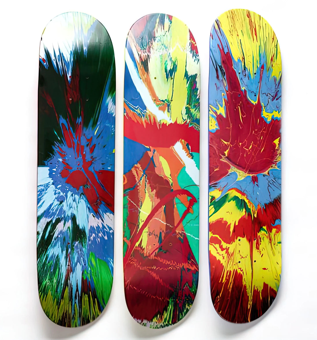 Damien Hirst Cherry Blossom Prints: A Modern Master's Floral Revolution - SUPREME SKATE DECKS by Damien Hirst