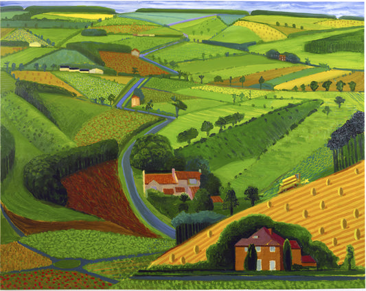 David Hockney's Santa Monica Boulevard: A Vibrant Journey Through Pop Art and California Dreaming - David Hockney by David Hockney