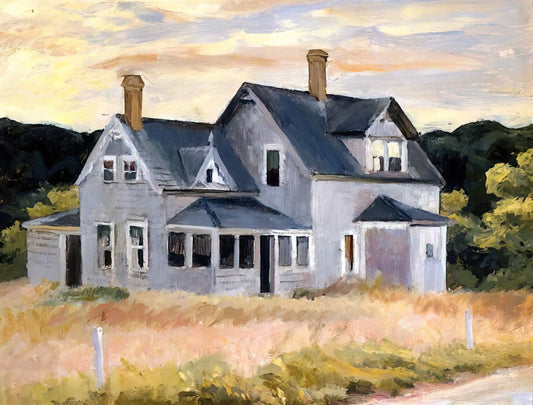 David Hopper Whitney: The Intersection of American Realism and Modernist Architecture - House by a Road by Edward Hopper