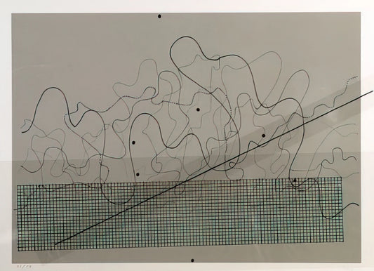 David Tudor and John Cage: The Revolutionary Collaboration That Redefined Music and Art - Fontana Mix Dark Grey - 1981 by John Cage