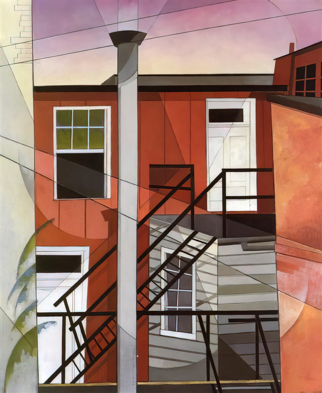 Demuth 5: The Precisionist Masterpiece That Redefined American Modernism - Modern Conveniences - 1921 by Charles Demuth