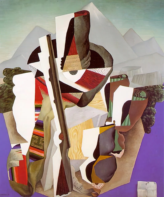 Diego Rivera at the Portland Art Museum: A Collector's Guide to His Artistic Legacy - ZAPATISTA LANDSCAPE THE GUERRILLA 1915 by Diego Rivera
