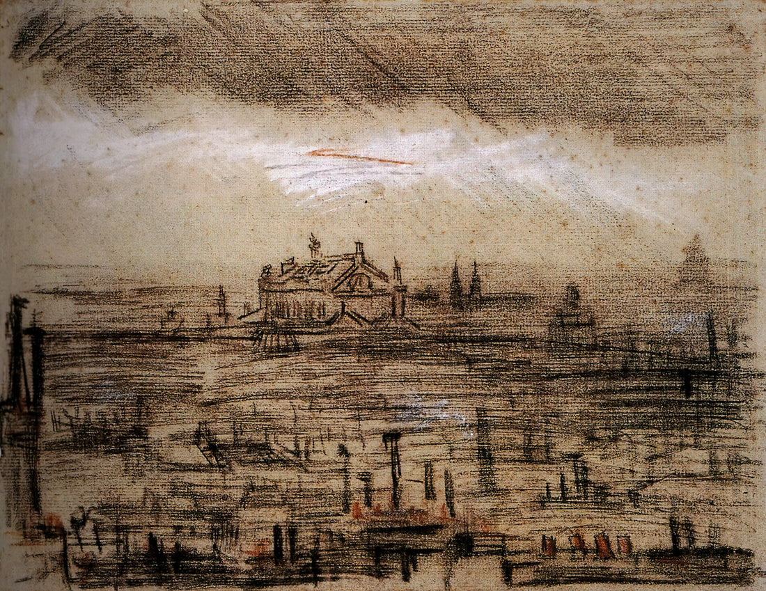Doctor Who Vincent van Gogh: When Art History Meets Time Travel - A View of Paris with the Op by Vincent van Gogh