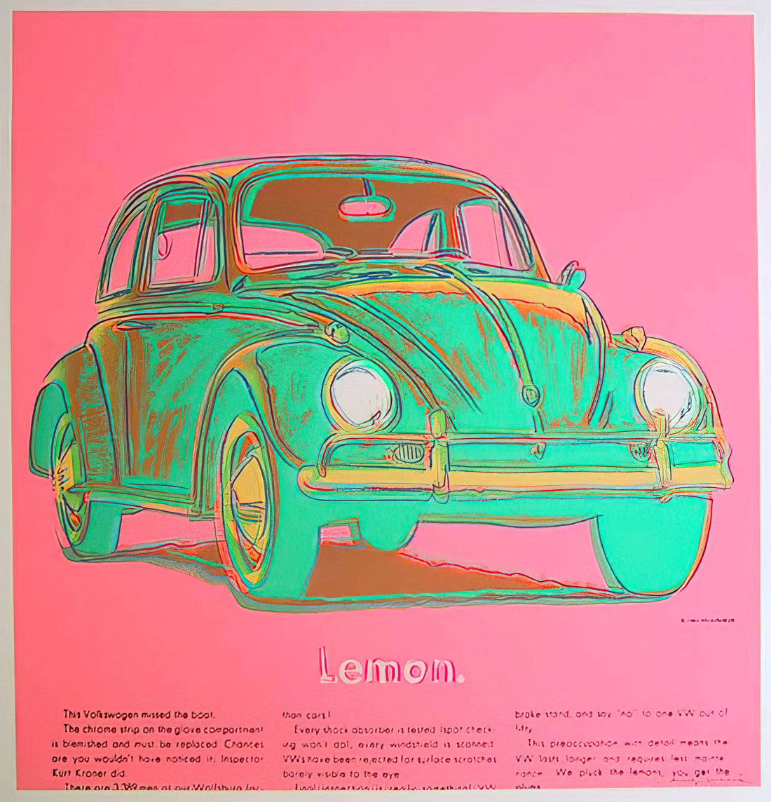 Dolly Parton Warhol Print: The Pop Art Icon's Portrait of a Music Legend - Volkswagen by Andy Warhol
