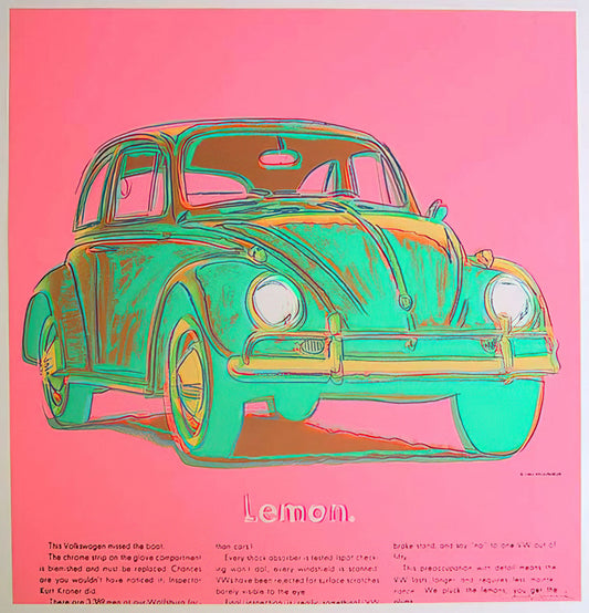 Dolly Parton Warhol Print: The Pop Art Icon's Portrait of a Music Legend - Volkswagen by Andy Warhol