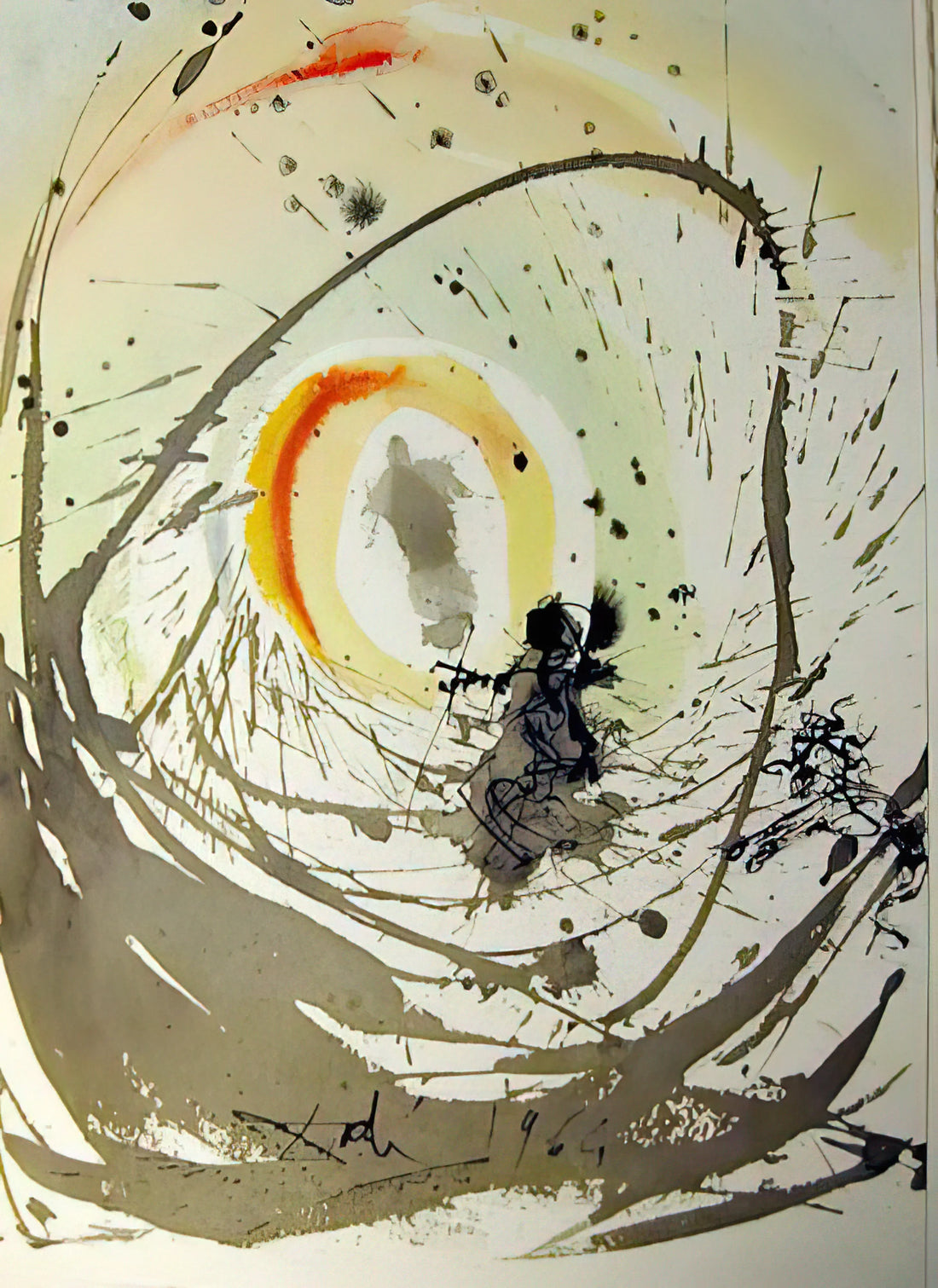 Don Quijote Salvador Dalí: Surrealism Meets Cervantes in a Masterpiece of Interpretation - MULIER AMICTA SOLE 1967 by Salvador Dali
