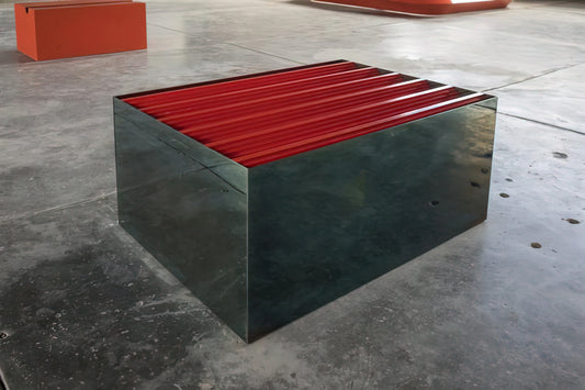 Donald Judd Copper: The Industrial Sublime in Minimalist Art - Untitled The Block - 1965 by Donald Judd