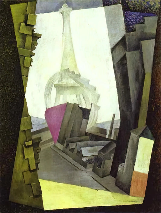 Dorothy Hale & Frida Kahlo: The Tragic Portrait and Artistic Legacy - LA TOUR EIFFEL 1914 by Diego Rivera