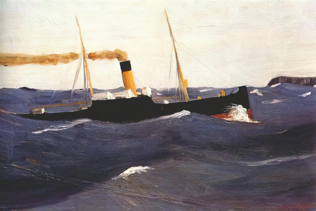 Dreams and Nighthawks Painting: Edward Hopper's Iconic Vision of American Solitude - Tramp Steamer by Edward Hopper