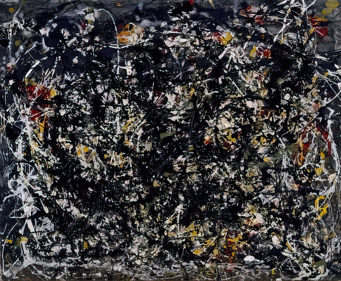 Drip Painting Pollock: The Revolutionary Technique That Redefined Modern Art - NUMBER 6 1949 by Jackson Pollock
